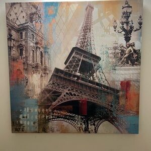 Paris Eiffel Tower Canvas Art